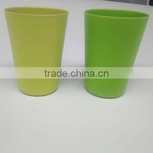 Bamboo fiber biodegradable coffee mugs with lids and sleeve