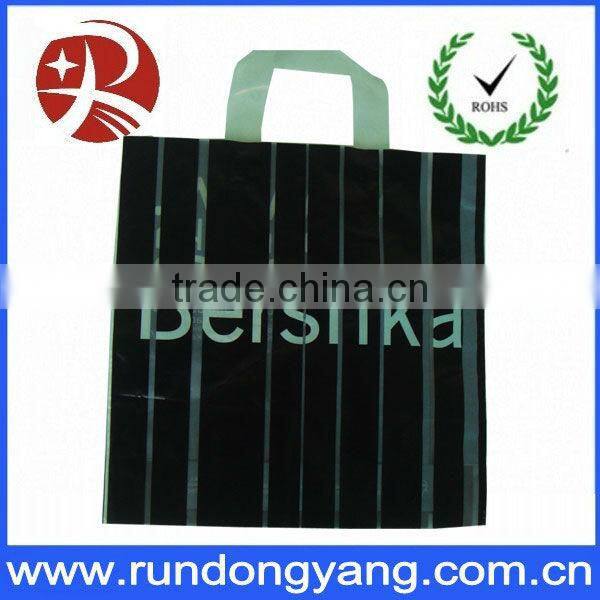 Professional manufacturer plastic bag with flexip loop handle