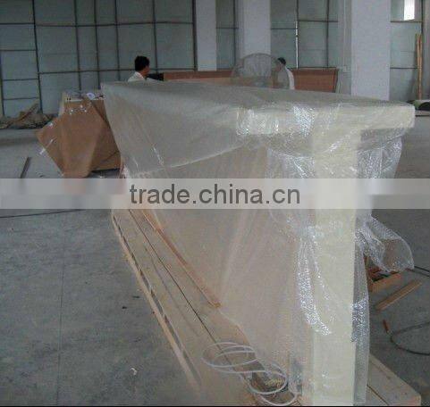 100% acrylic solid surface colorful corian made bathroom vanity