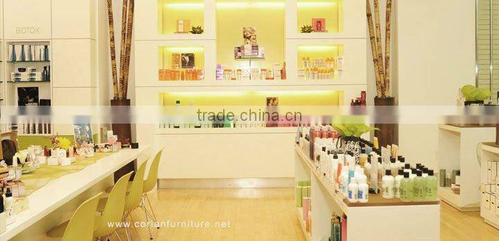 Acrylic solid surface modern retail shop furniture