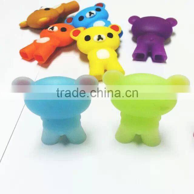 Newly cartoon Teddy silicone chopsticks holder