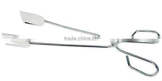 HIGH QUALITY BBQ fire tong bbq scissor tongs ,bbq food tong YZ0005