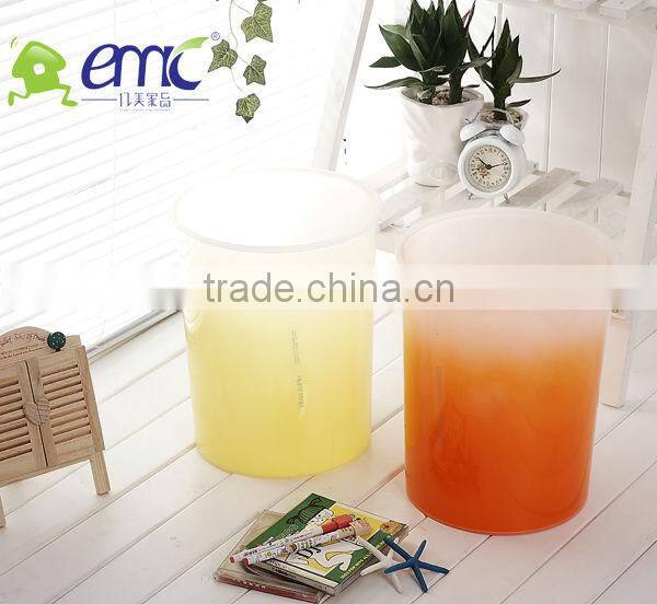 New item two-tone wastbin plastic garbage can