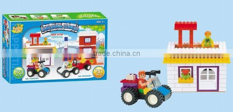 hourse with car toy building block