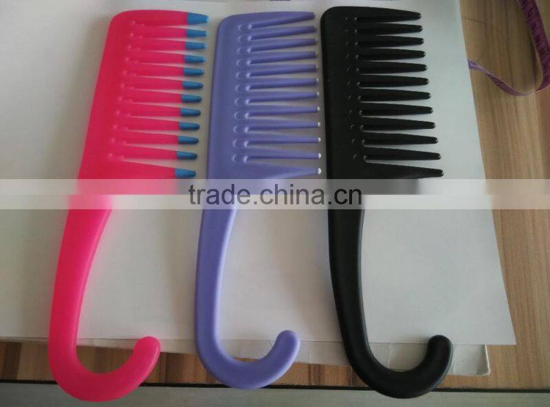 High quality Plastic Hair Comb with hook
