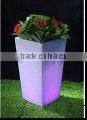 Cube Flowerpots Glowing LED flower pots