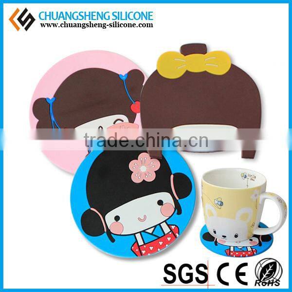 Beautiful flower shaped silicone anti-hot table mat