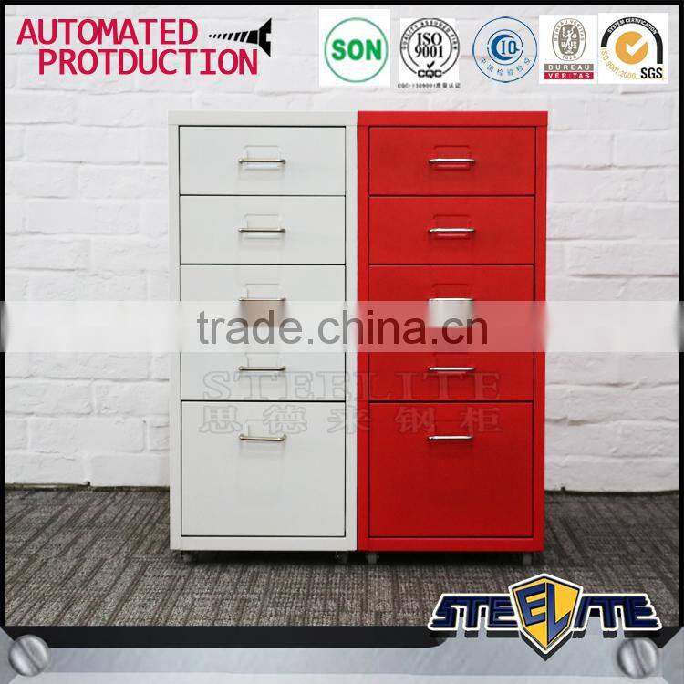 Commercial furniture mobile pedestal file cabinets metal locker file storage cabinet