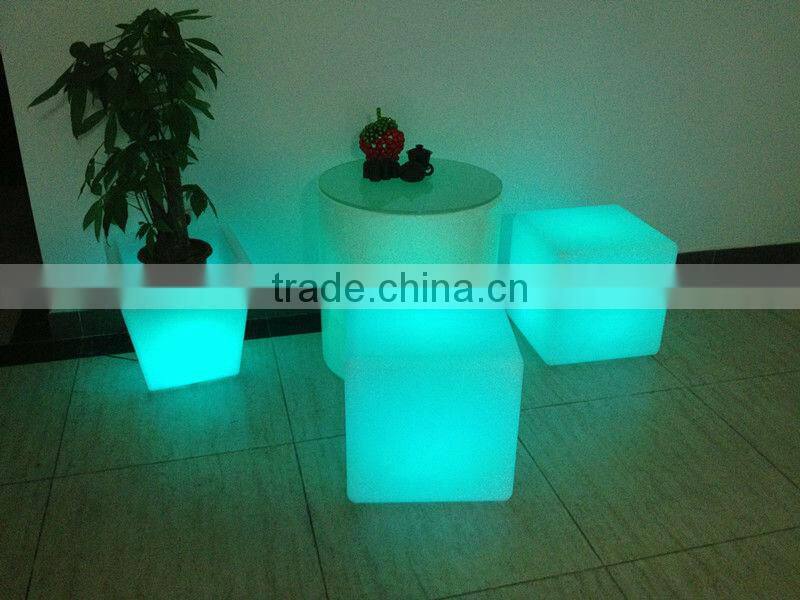 RGB bar stool chair/ led color furniture