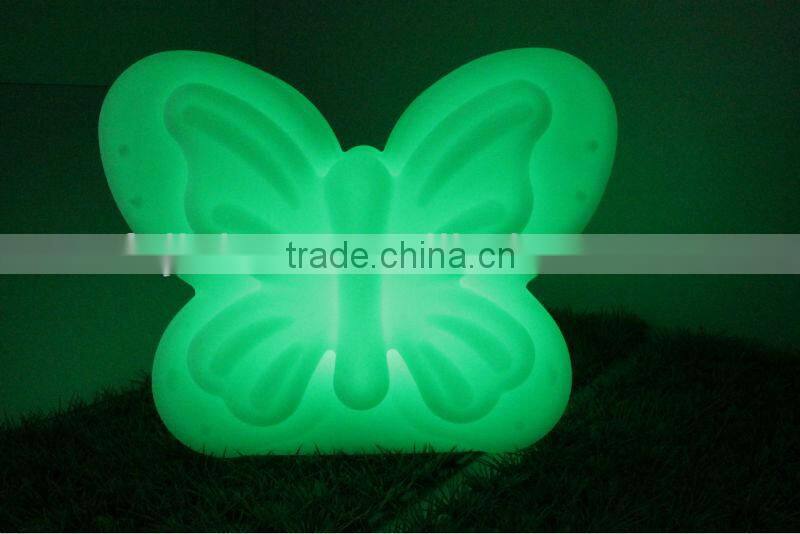 Decorative multi color changing plastic led table lamp