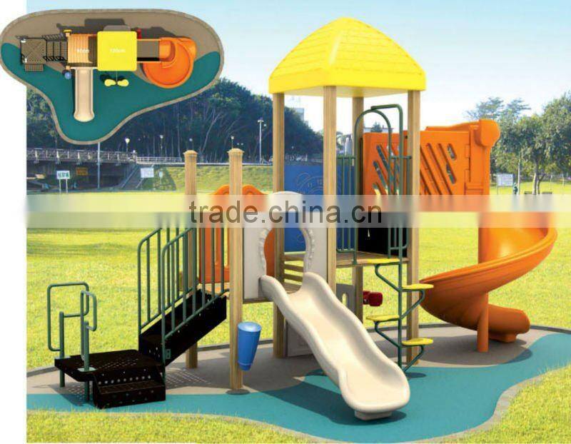 EXCELLENT QULAITY !!!! OUTDOOR KIDS WOOD PLAYGROUND (A-05805)