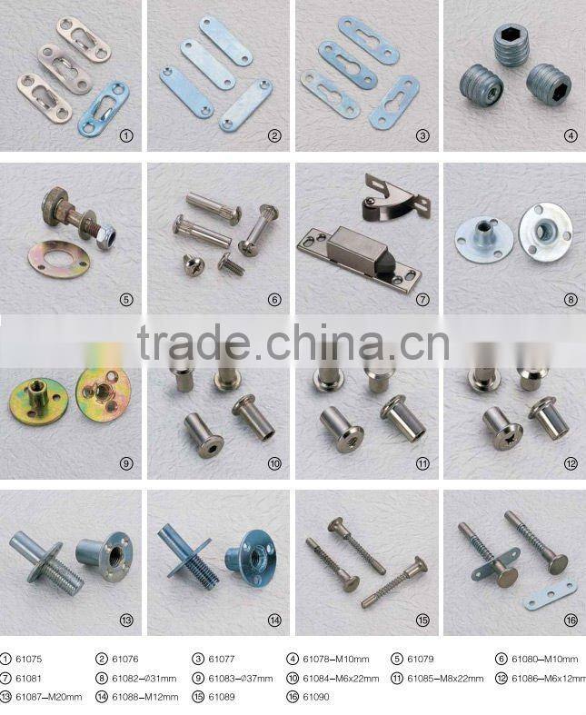 all kinds of high quality stainless steel hardwares for furnitures