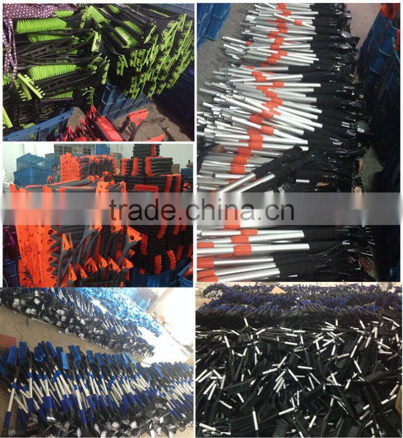 rubber sweeping winter brushes, snow joe telescoping snow broom with ice scraper