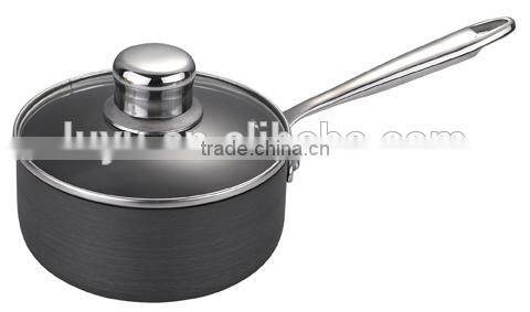 5pcs stainless steel handle pressed aluminum nonstick cookware set