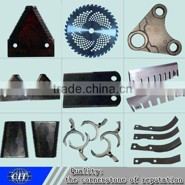 high wearable resistant alloy steel parts forging agricultural machinery parts rotavator blader otary tiller parts