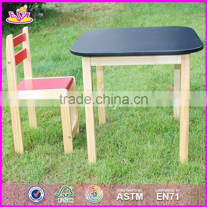 2017 New design home / school / high quality wooden kids study desk W08G180