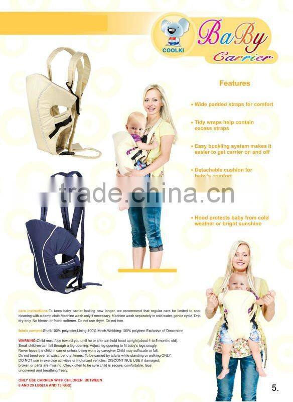 Safety & comfortable baby carrier,baby sling,baby brace