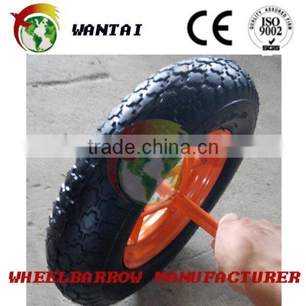 4.00-8 wheelbarrow wheel and tyre with wheel bearings