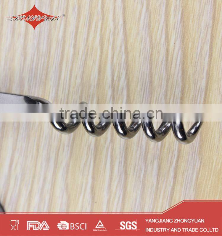 stainless steel corkscrew parts wine opener with knife