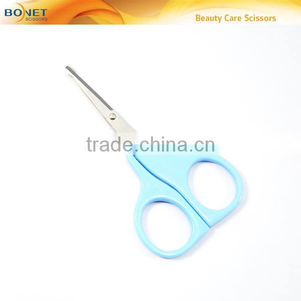 S94002/A/C CE qualified 3-7/8" colorful safety baby tool scissors set