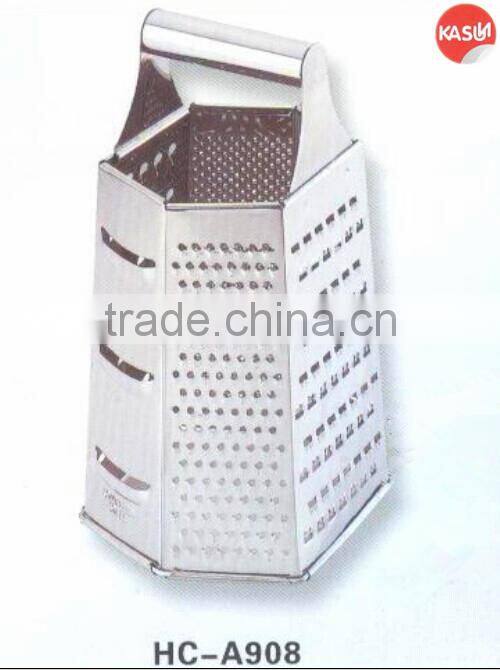 6 sides 9 inch grater ruber nonslip good grip multi purpose kitchen utensil