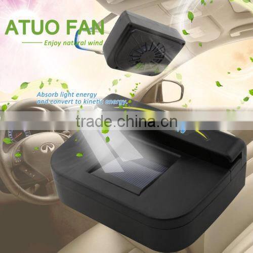 ABS Solar Powered Car Window Windshield Auto Air Vent Cooling Fan System Cooler fan