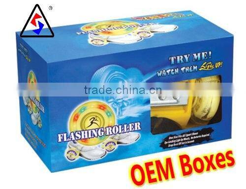 hot sale flashing roller skate shoes for OEM