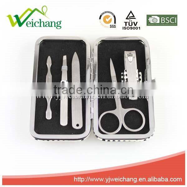 WCE7057 Convenient 5 In 1 Multi-functional Multi-functional pocket pruning set Stainless Manicure Set Kit
