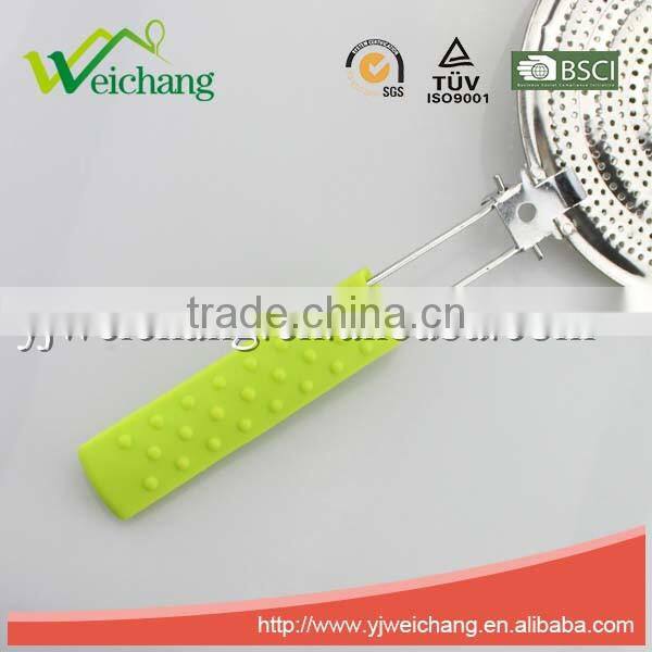 WCJ484 Good quality removable SILICONE POT HANDLE SLEEVE holder