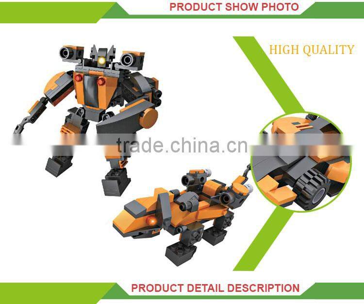 Hot sale intelligence toy plastic diy robot toys for adults