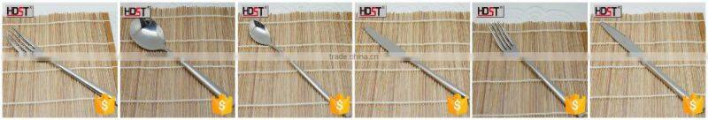 2015 new design 24pcs Brilliant silver spoon & fork set, good quality sample free flatware wholesale