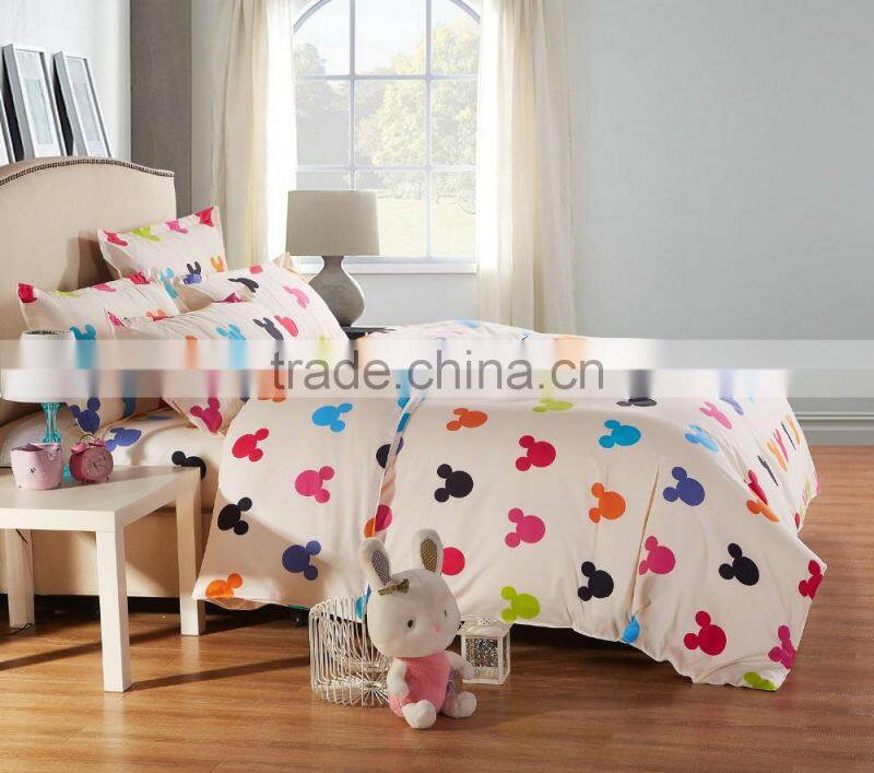 Cotton feeling Fashion Bedding Set Bed Sheet Duvet Cover Set Bed Linens MQQ