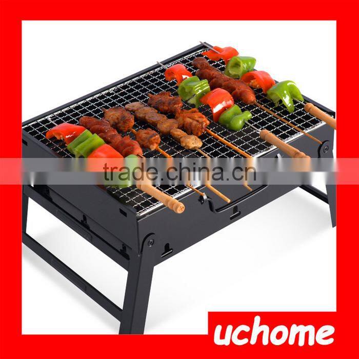 UCHOME Portable Foldable Barbecue Mini BBQ Grill