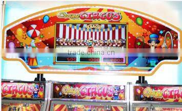 2017 DianFu Crazy Circus game machine coin pusher for hot sale