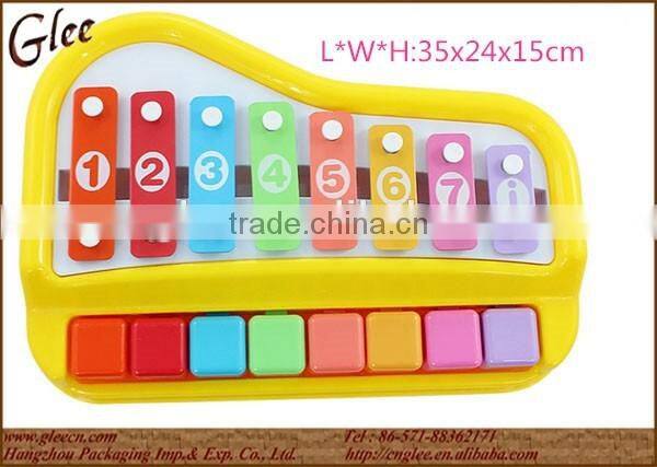 Lovely animal music toy wood xylophone for kids