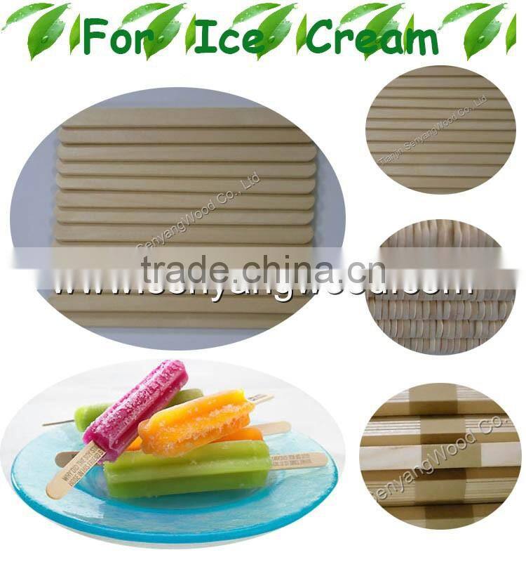 birch wooden engraved logo branding popsicle sticks