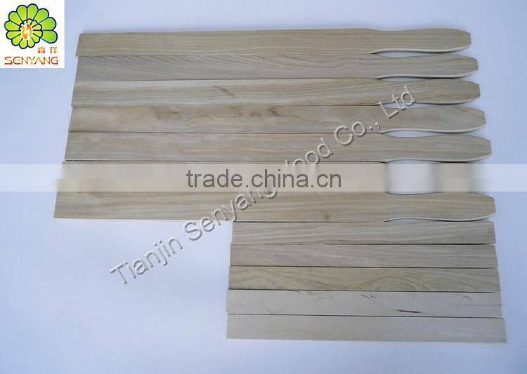 wood world cup anti coating flag face stir paint stick