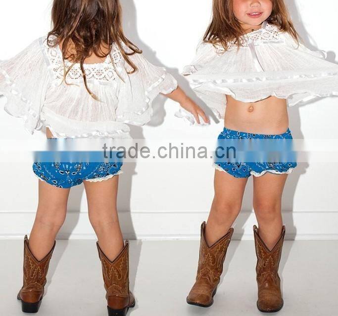 Cute Baby Girls Rayon Printed Bloomers Childern Kids Clothing 2016 HSD5737