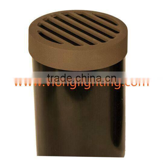 Well Lights-WLA06, Aluminum Landscape Lighting Fixtures, Bronze Cast Garden Light