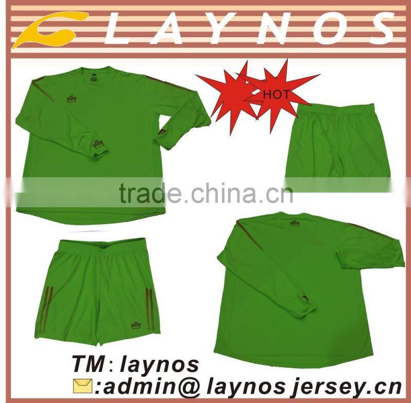 Customized blank long sleeve soccer jersey