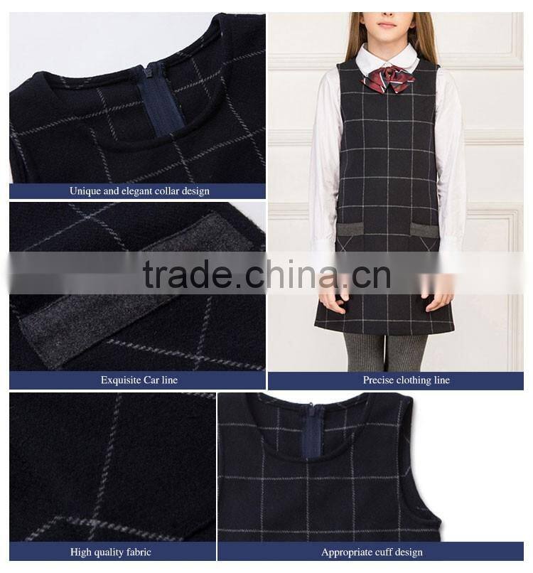 Designer School One Piece Sleeveless Dress With Shirt