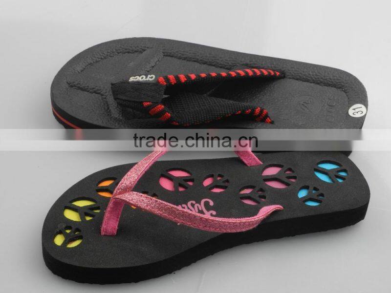 Non slip slipper, garden slipper, girl and animals sex lady cross slipper/flip flop