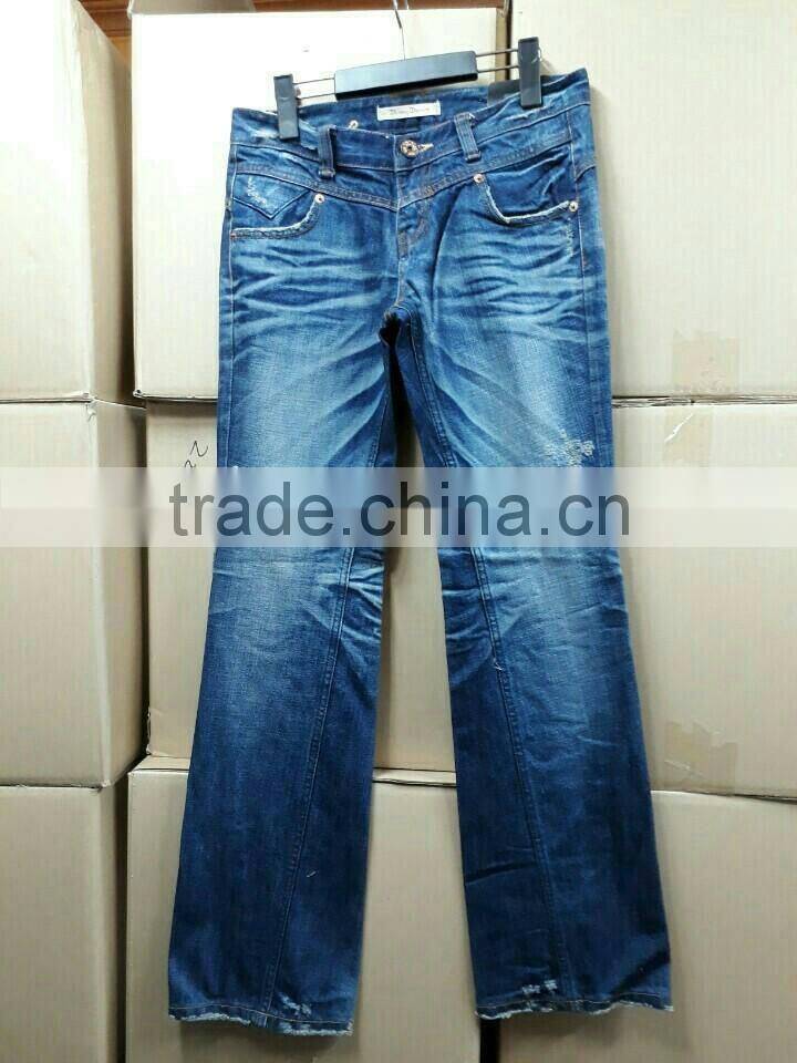 Cheap stock lot sale various Man Woman's Denim jean from Korea
