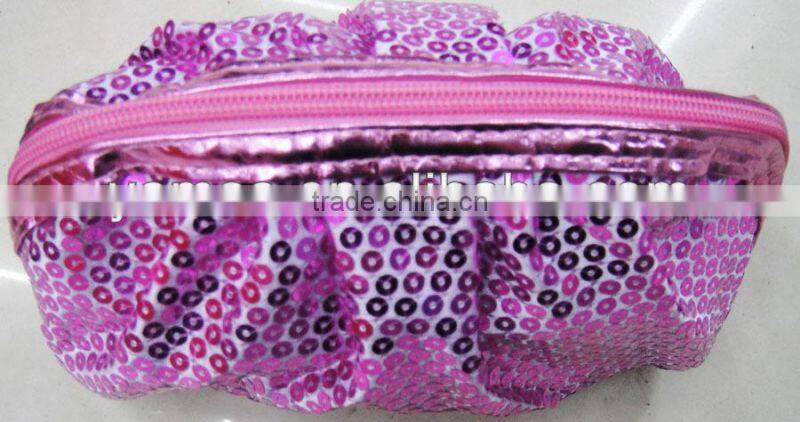 Fashion Lady sequin cosmetic case