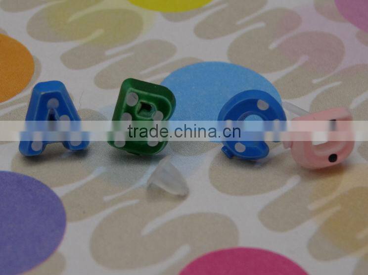 Lovely earrings group of 26 letters