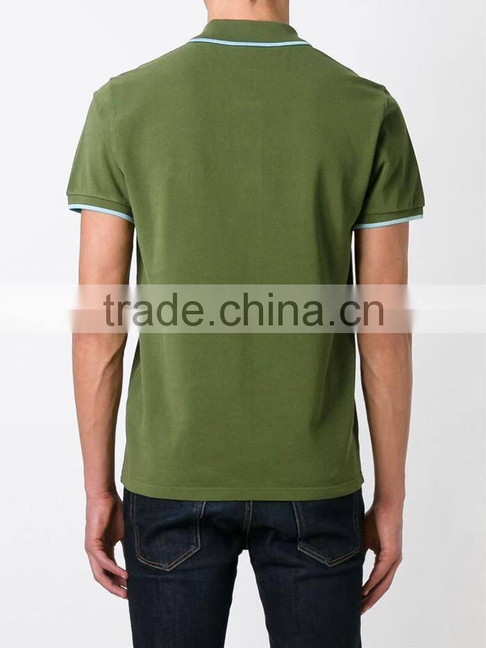 Cheap factory polycotton workwear lifeline green polo shirt