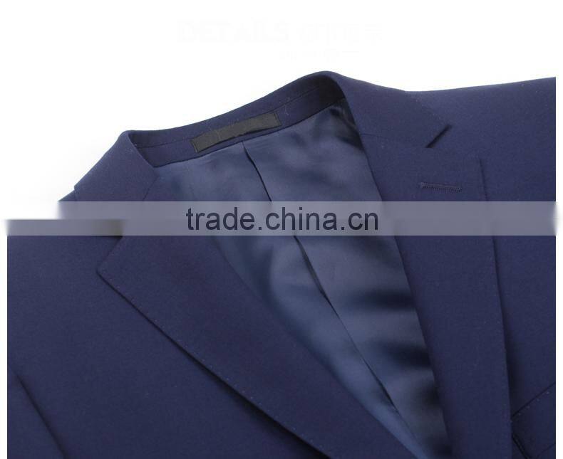 High Quality Custom Men'S Brand Business Suit Mannequin Wool 2 Button For Men