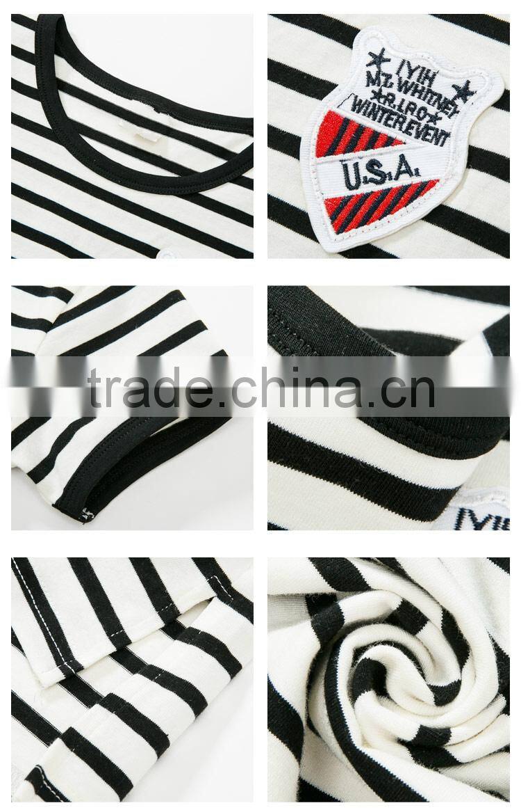 Mommy and Me Macthing Clothes Tank Tops Family Set Clothes Striped Clothing Tied Wholesaling