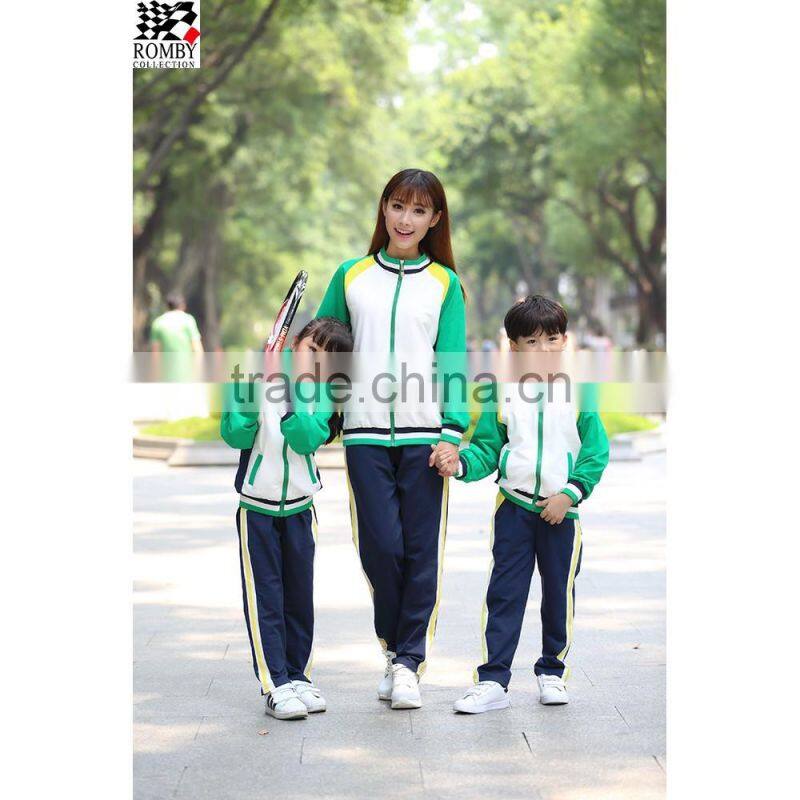 Bulk Wholesale Kids Clothing Set School Uniform Colours Sports Clothing Fabric Asian