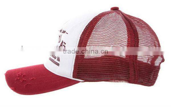 5 panel custom mesh trucker caps embroidery logo